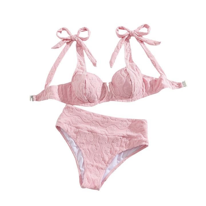 Women Push-Up Bikini with floral textile design Mune Fashion