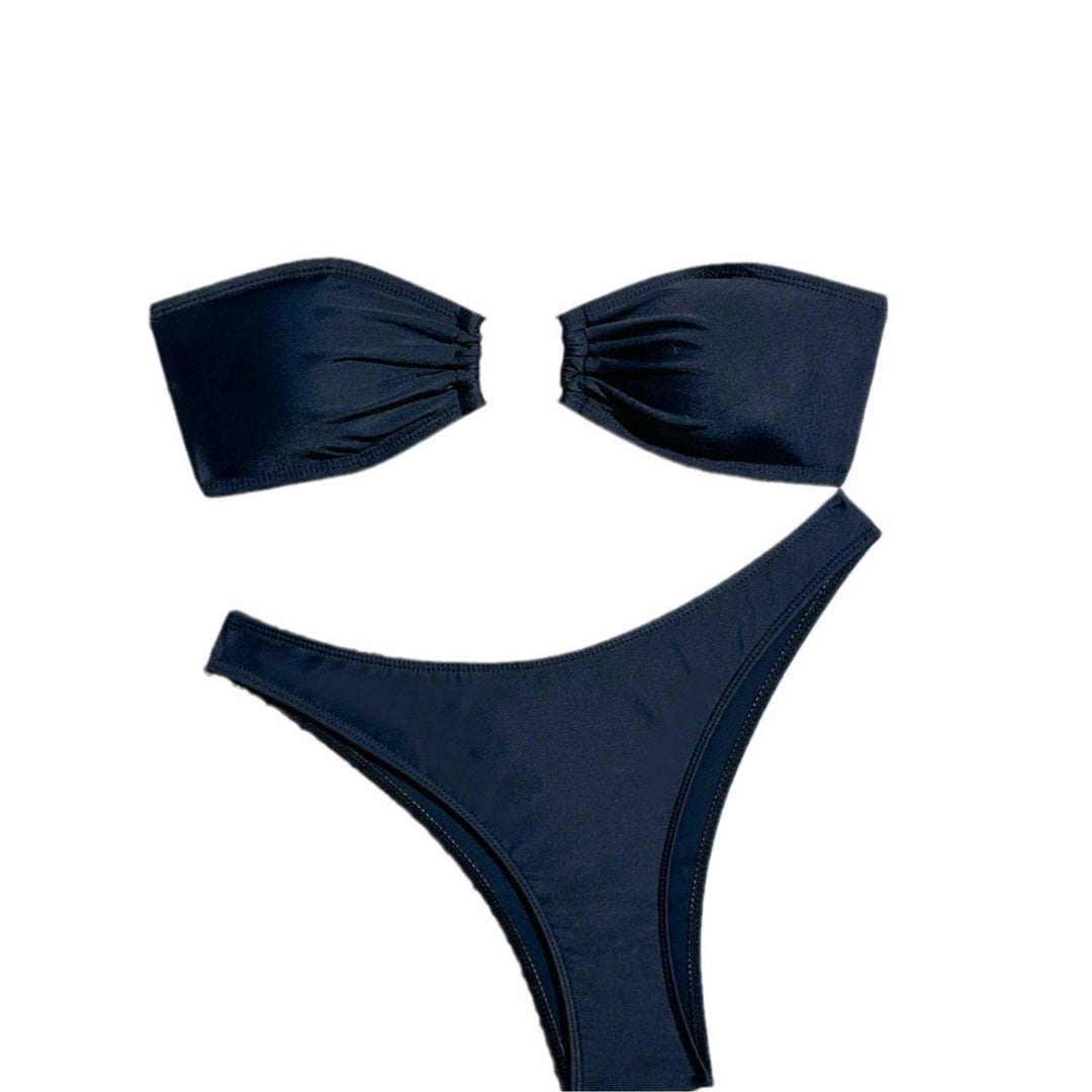 Women's bandeau bikini with decorative jewelry detail Mune Fashion