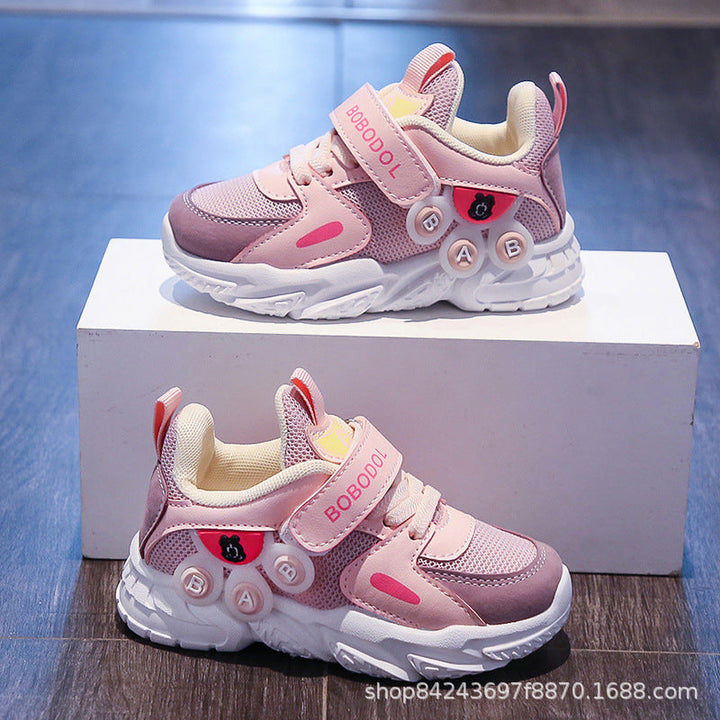 Ladies sporty children's sneakers with practical Velcro closures and non-slip sole Mune Fashion