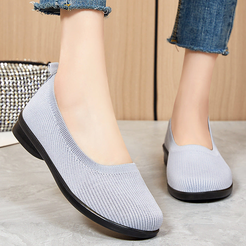 Women’s seamless comfort ballerina made of technical knit with ergonomic memory footbed and flexible profile sole Mune Fashion