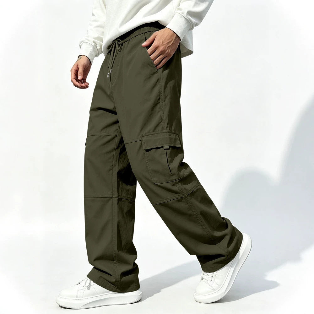 Men's cargo pants with a loose fit and elastic waistband Mune Fashion
