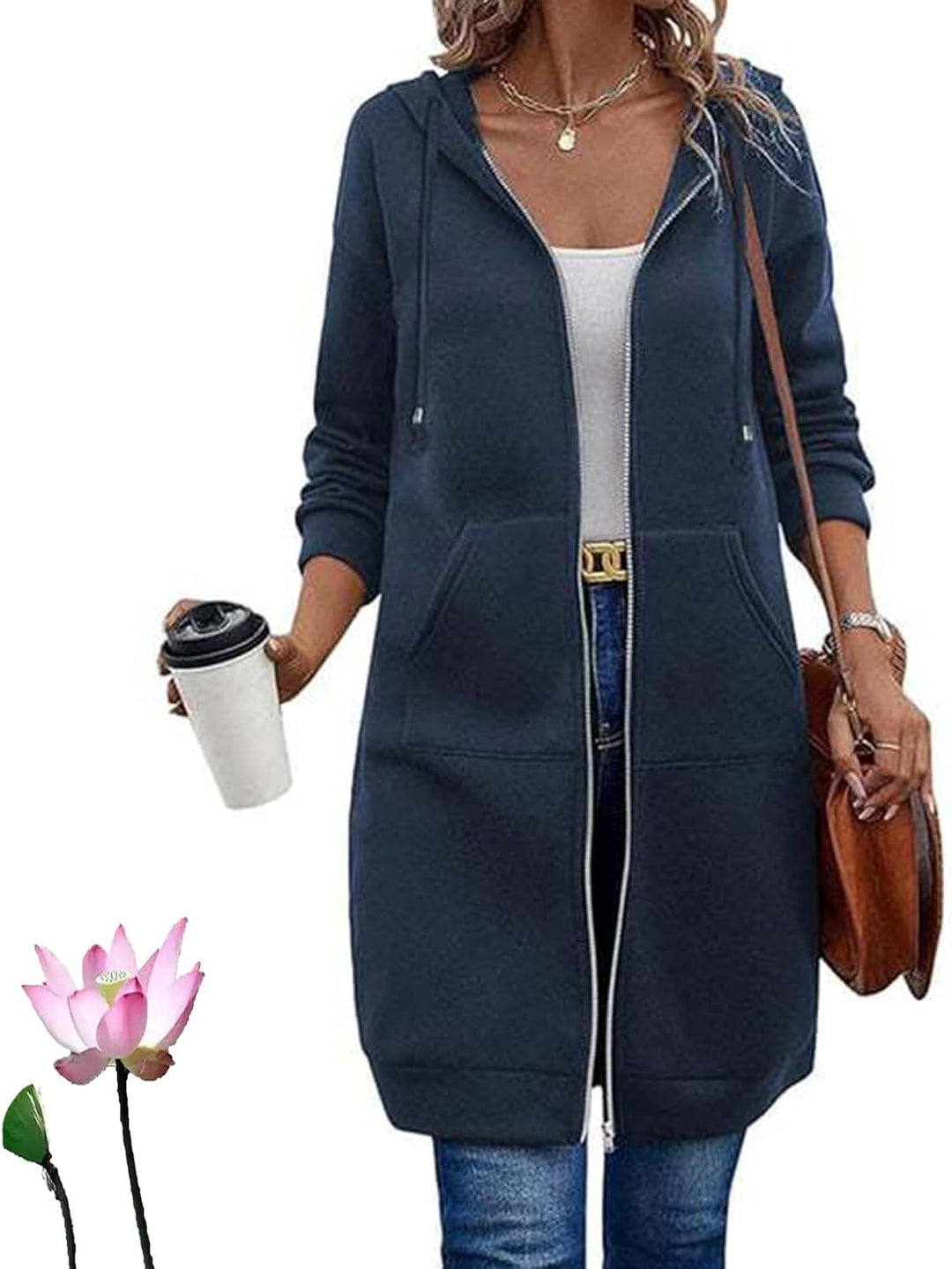 Women Casual Long Sleeve Hoodie Jacket