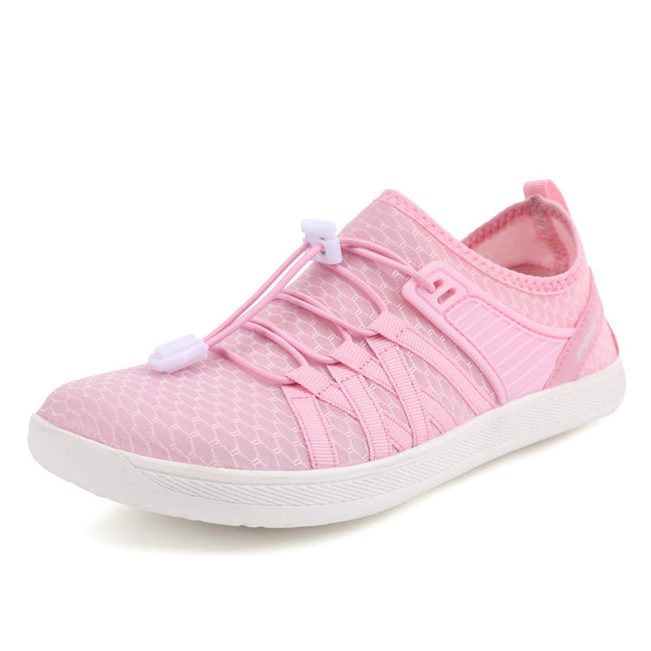 Unisex nan flacher city sneaker with quick-release closure, elastic knit upper and shock-absorbing lightweight sole Mune Fashion