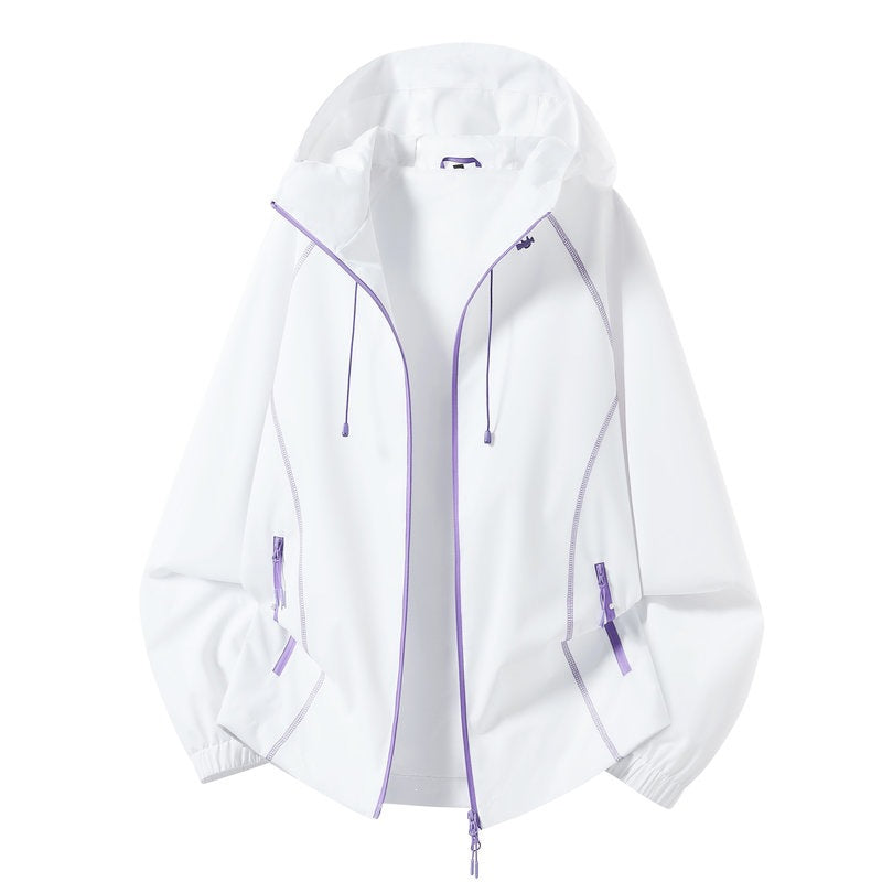 Ladies Lightweight Sports Jacket with Hood Mune Fashion