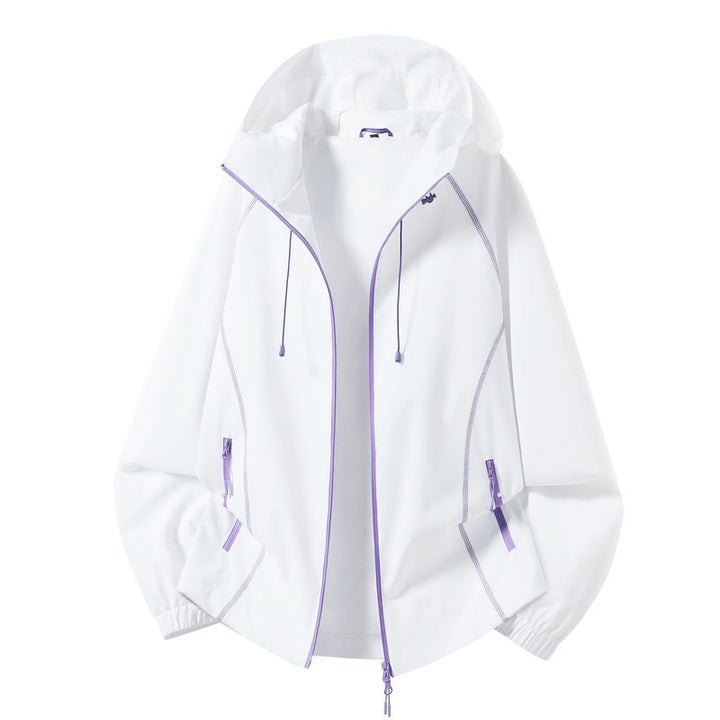 Ladies Lightweight Sports Jacket with Hood Mune Fashion
