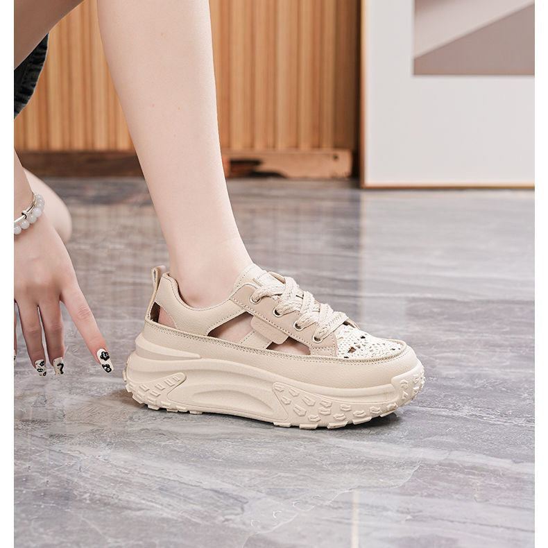 Women Sporty Sneakers with airy mesh structure and extra high comfort Mune Fashion