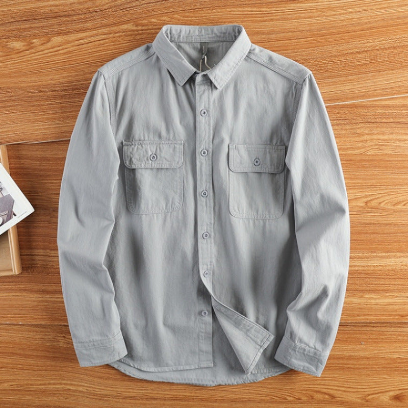 Men's Practical Utility Shirt Jacket Mune Fashion
