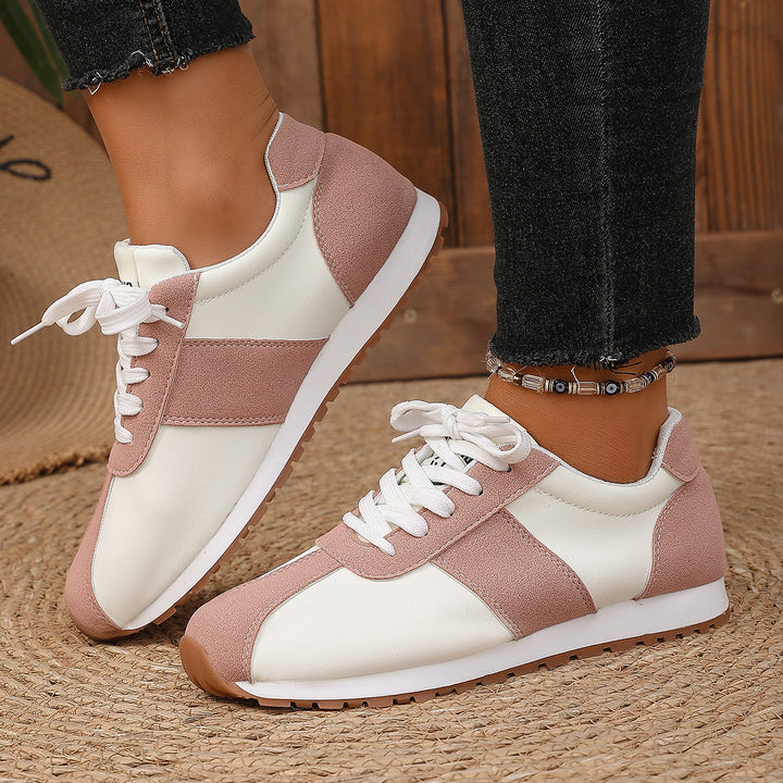 Ladies sporty casual sneakers with durable upper material and non-slip sole Mune Fashion