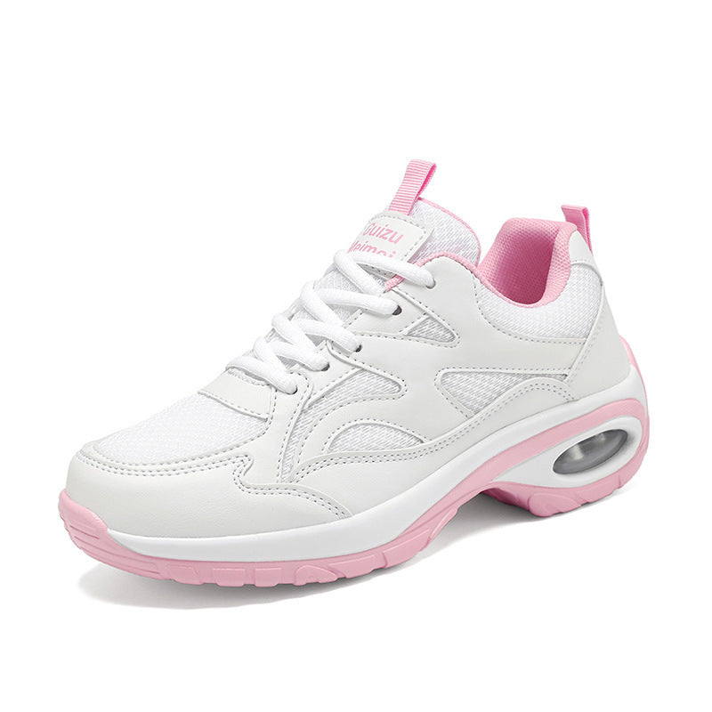 Women's non-stable everyday sneakers with ergonomic rolling sole, integrated air capsule cushioning, and breathable mesh upper Mune Fashion