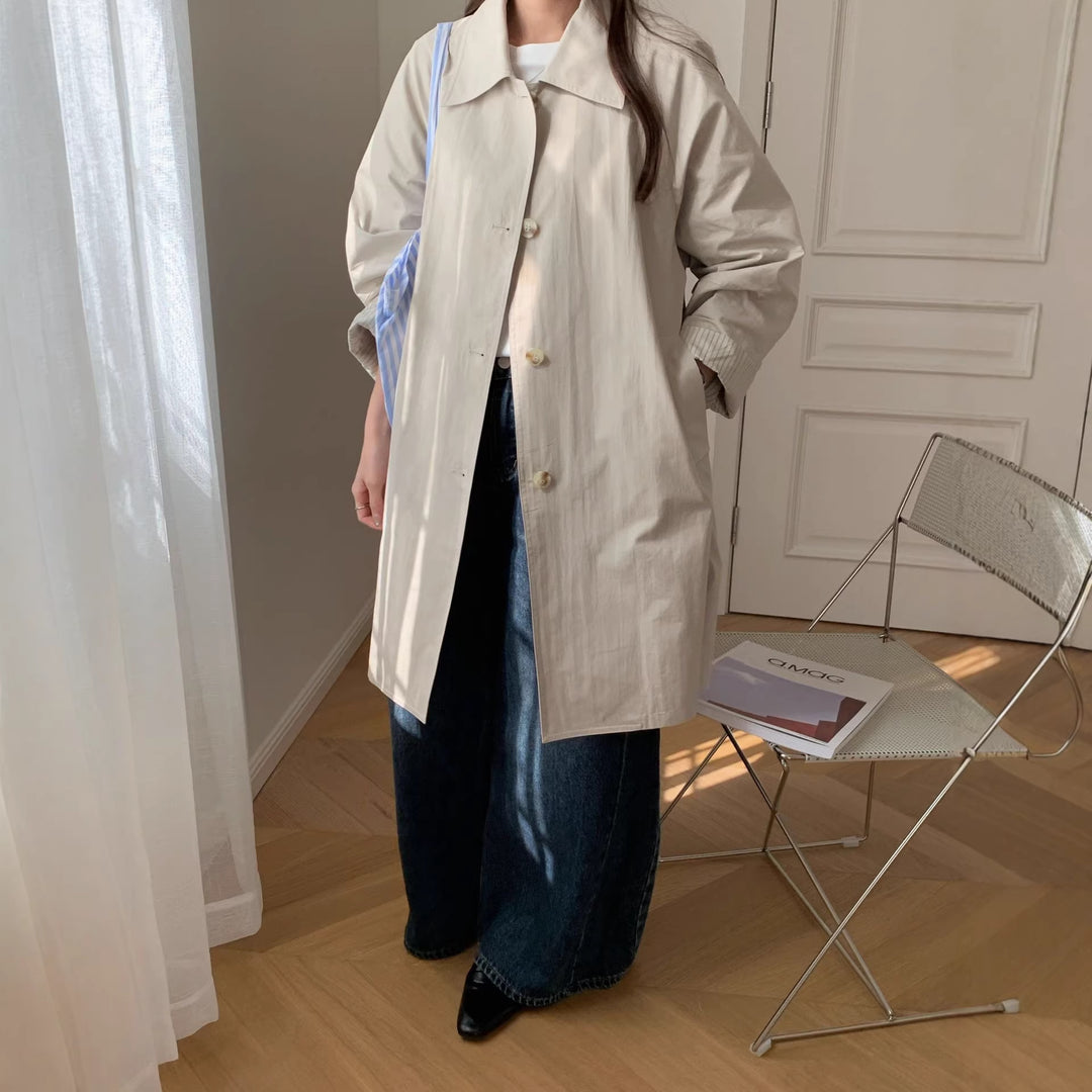 Damen Elegante und zeitlose Trenchcoat Mune Fashion