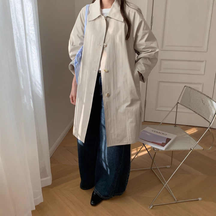 Damen Elegante und zeitlose Trenchcoat Mune Fashion