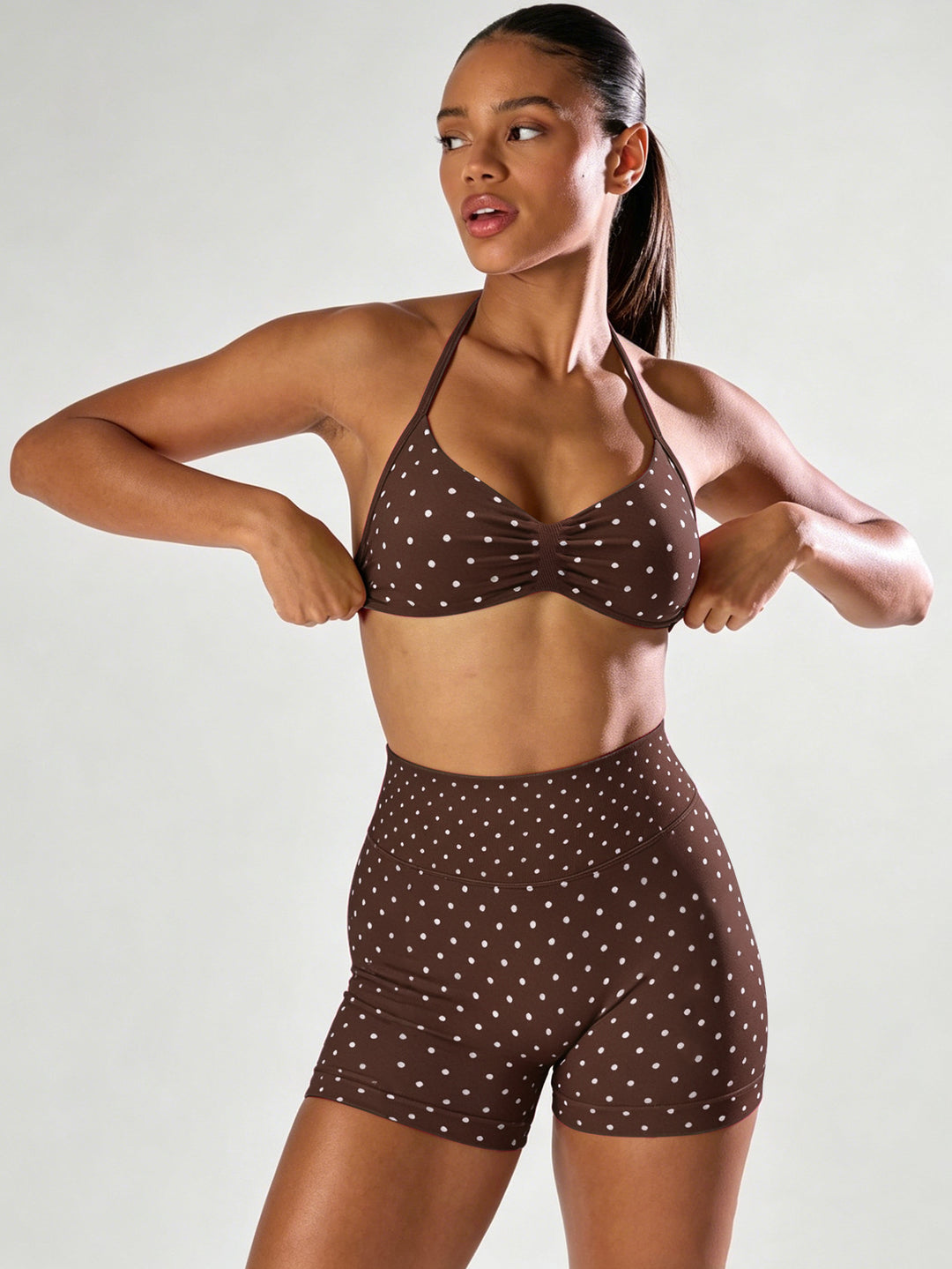 Women's sporty bikini set made of high-elastic material with adjustable straps Mune Fashion