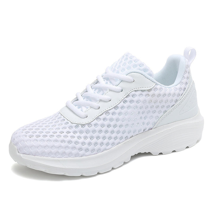 Ladies' lightweight three-dimensional mesh walking sneakers with viscoelastic insole and high-grip outsole Mune Fashion