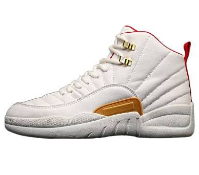 Men's High-Top Basketball Sneaker with Padded Ankle Collar and Non-Slip Rubber Sole Mune Fashion
