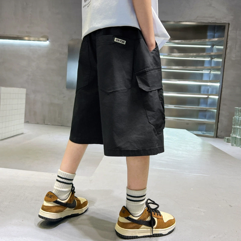 Unisex casual cargo shorts with large pockets Mune Fashion