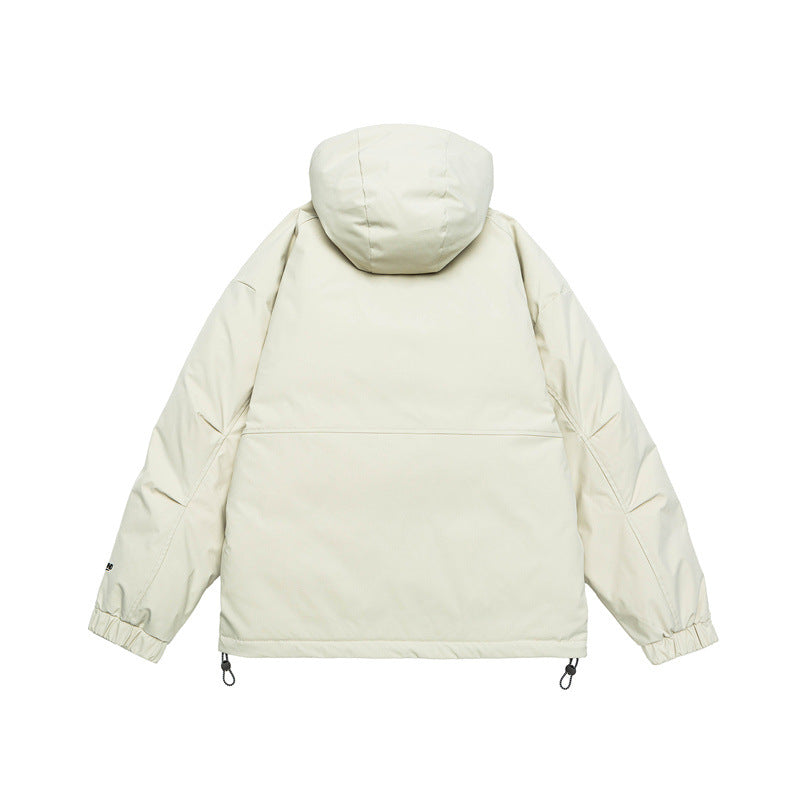 Unisex Technical Padded Parka Jacket with Hood and Zip Chest Pockets Mune Fashion