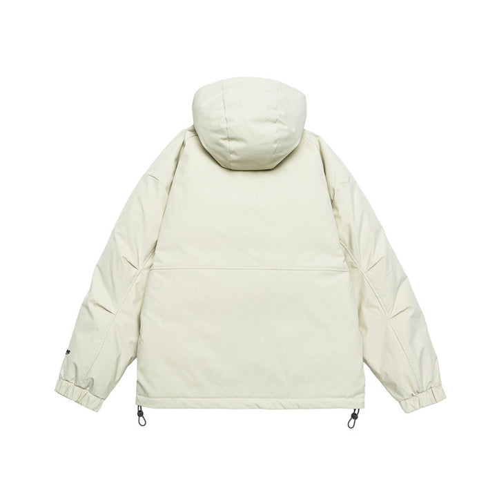 Unisex Technical Padded Parka Jacket with Hood and Zip Chest Pockets Mune Fashion