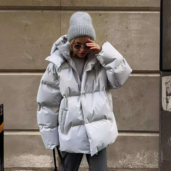 Mune | Puffer Jacket Brown Warm Winter Jacket Comfortable