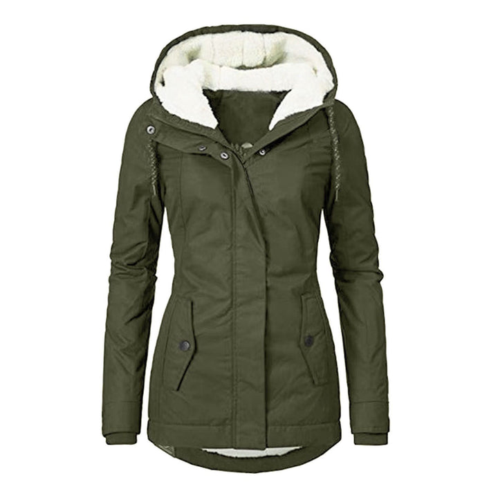 Women's Tailored Functional Parka with Teddy Lining, Hood and Drawstring Mune Fashion