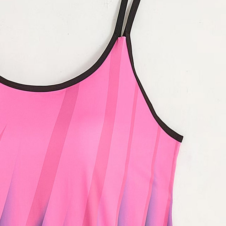 Women's sporty tankini set with colorful top and comfortable shorts Mune Fashion