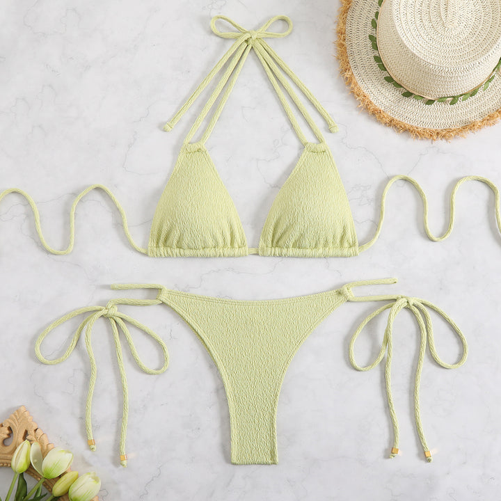 Women's bikini set with modern cut and adjustable straps Mune Fashion