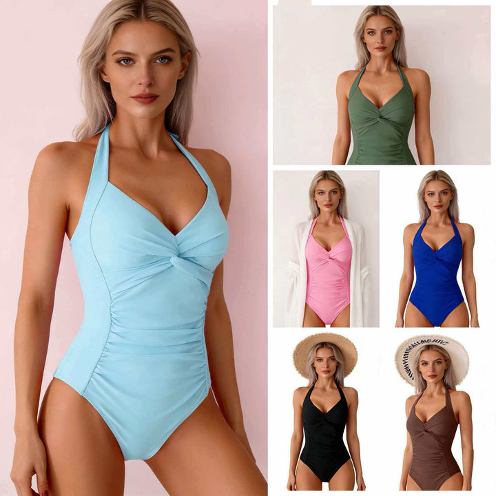 Women's Elegant Wrap Swimsuit Mune Fashion