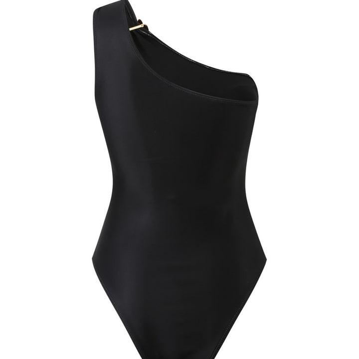 Women Elegant Jumpsuit with Asymmetrical Cut and Floral Design Mune Fashion