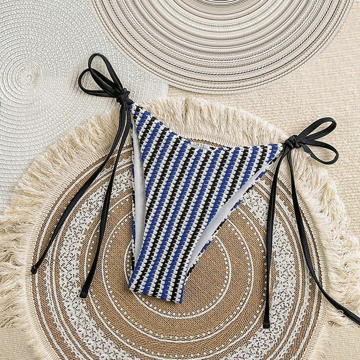 Ladies High-Cut Bikini Bottom with Elegant Ties Mune Fashion