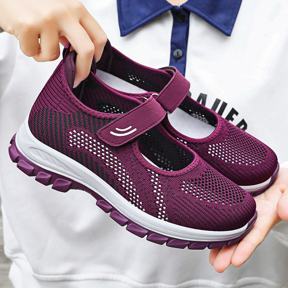 Women's Sporty Slip-On Sneakers with Adjustable Strap Mune Fashion