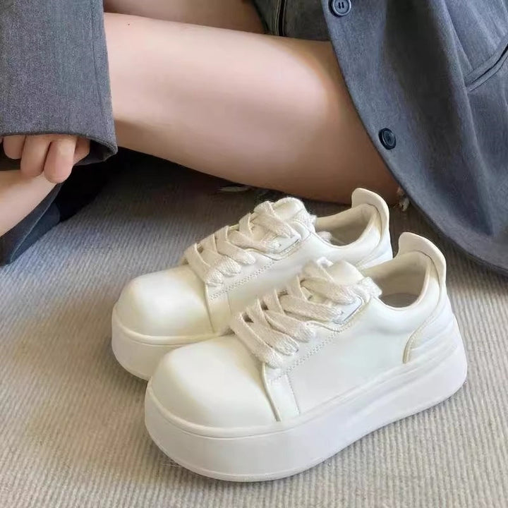 Women's Platform Sneakers with Comfortable Cushioning Mune Fashion