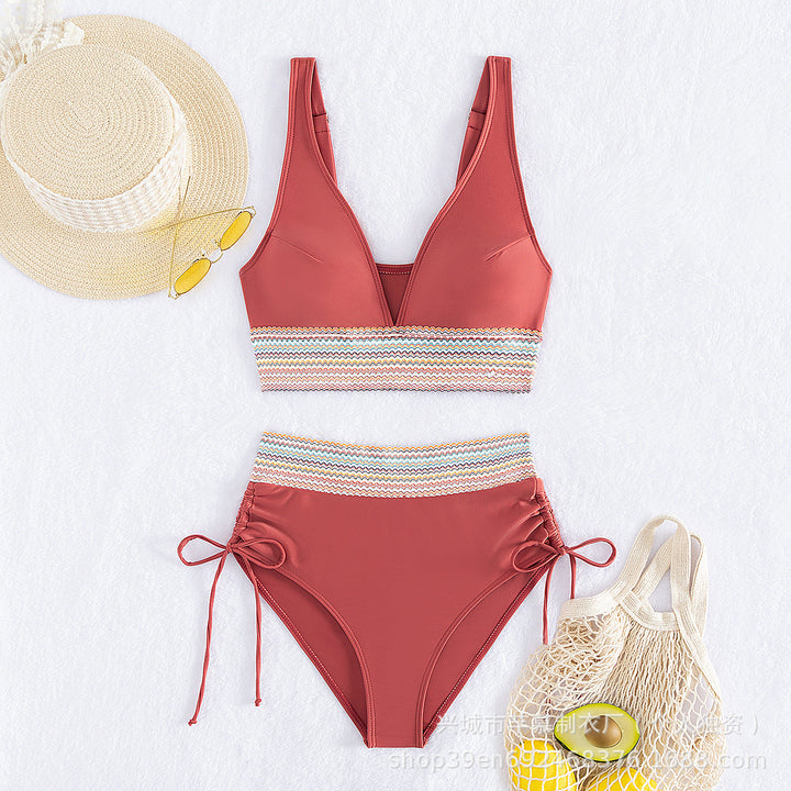 Women's High-Cut Sport Bikini Mune Fashion