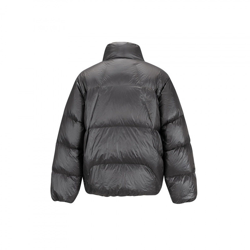 Unisex Padded Oversized Quilted Jacket with Light Thermal Padding and Stand-up Collar Mune Fashion