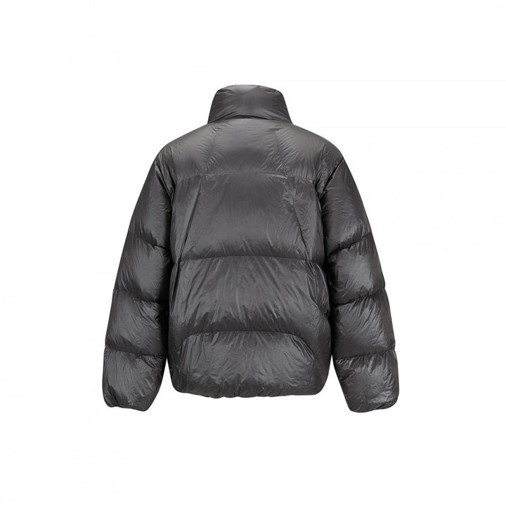 Unisex Padded Oversized Quilted Jacket with Light Thermal Padding and Stand-up Collar Mune Fashion