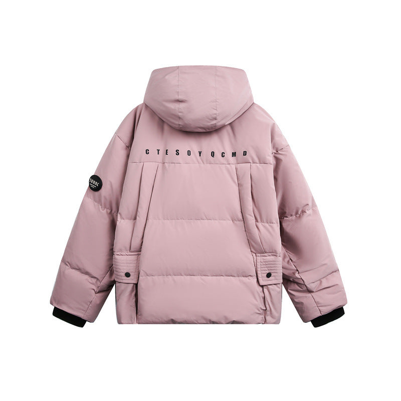 Men's Padded Quilted Jacket with Hood and Drawstring Mune Fashion