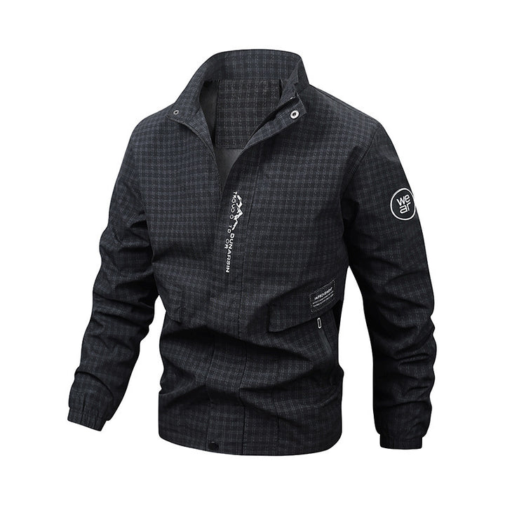 Men's Multifunctional Windbreaker with High Collar Mune Fashion