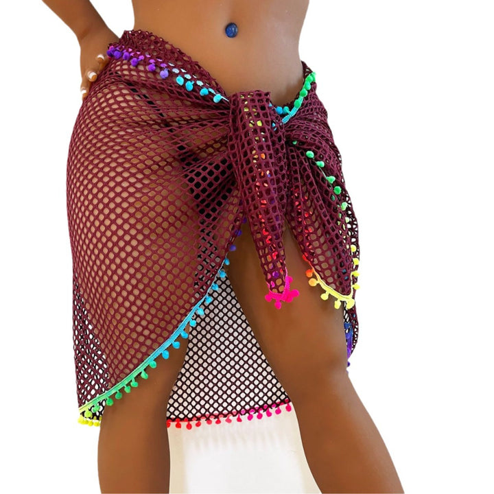 Women's tulle skirt with colorful tassels Mune Fashion