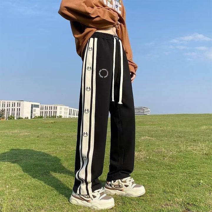 Women's Sporty Jogging Pants with Side Stripes Mune Fashion