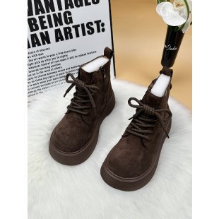 Women's fashionable and comfortable lace-up ankle boots Mune Fashion