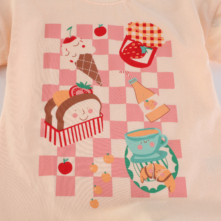 Girls T-Shirt with cheerful food motif Mune Fashion