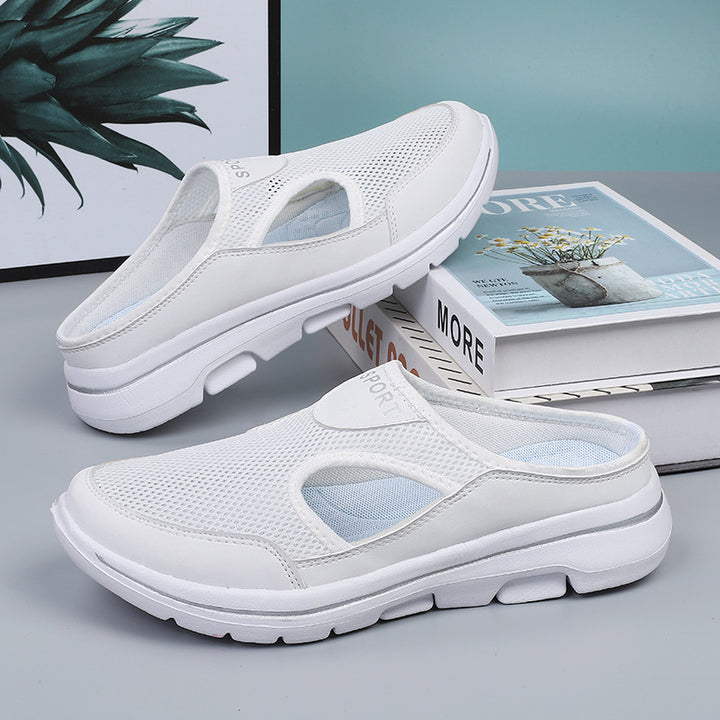 Women's breathable mesh slip-ons with ergonomic comfort insole Mune Fashion