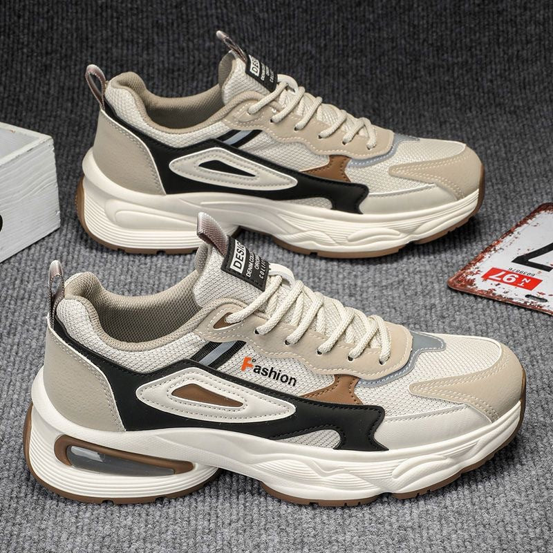 Ladies fashionable sports sneakers with cushioning air cushion sole and breathable structure Mune Fashion