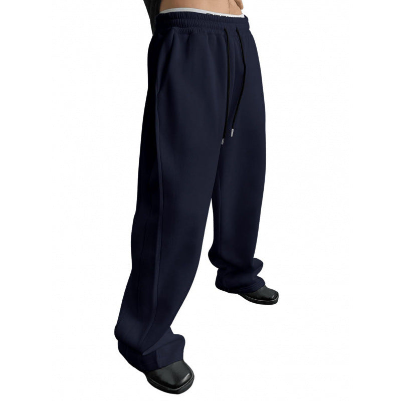 Women's wide oversize jogging pants with a deep crotch, elastic waistband, and drawstring Mune Fashion