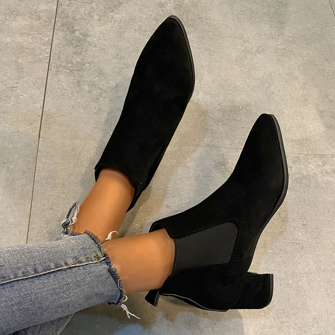 Ladies Elegant Ankle Boots Mune Fashion