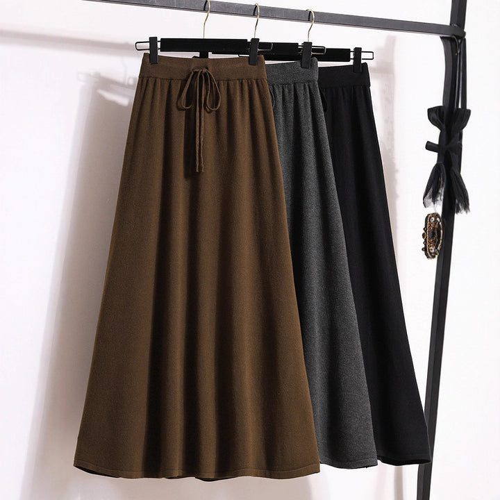 Ladies Long, Swinging Casual Skirt Mune Fashion