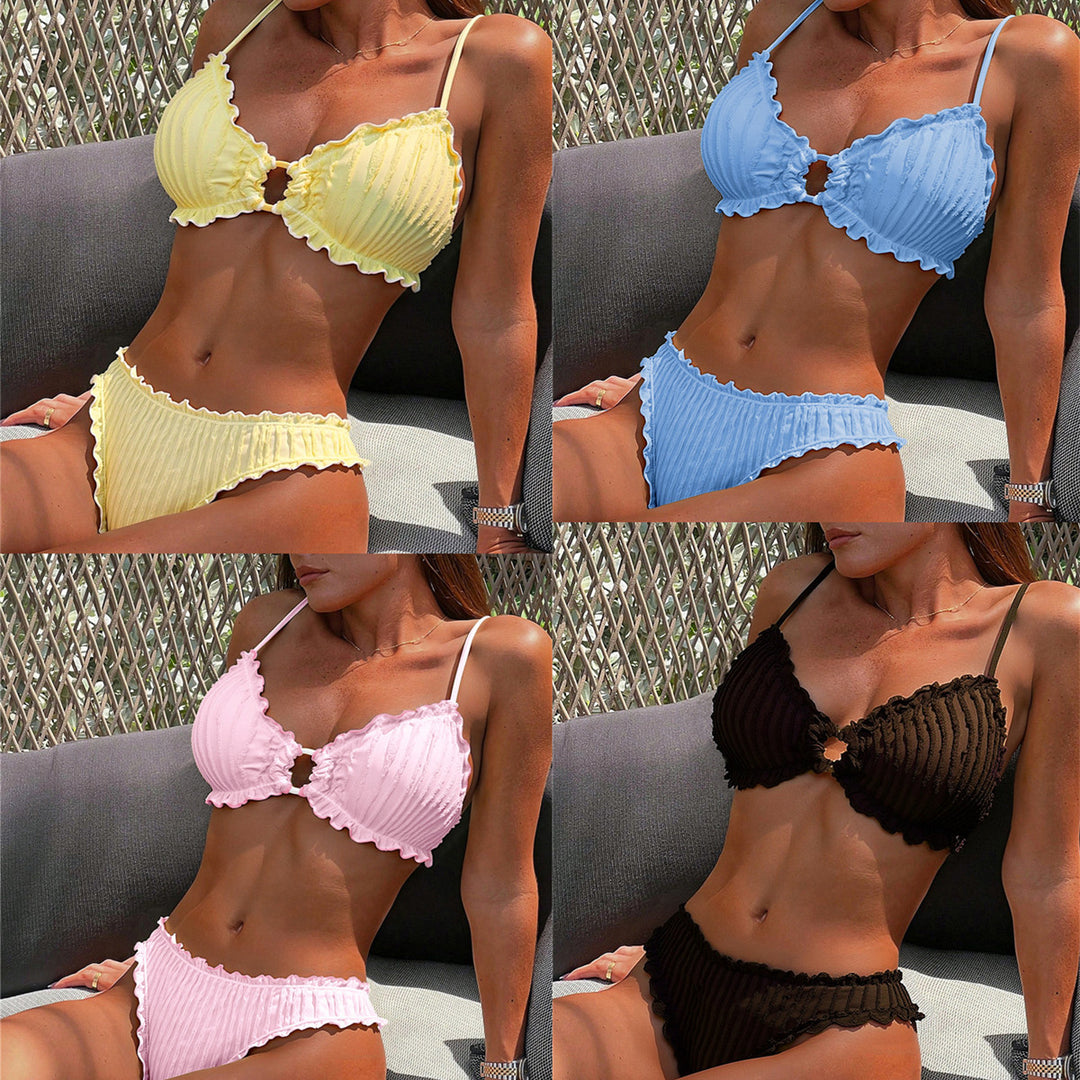 Women's Ruffled Bikini Set with Stylish Details Mune Fashion
