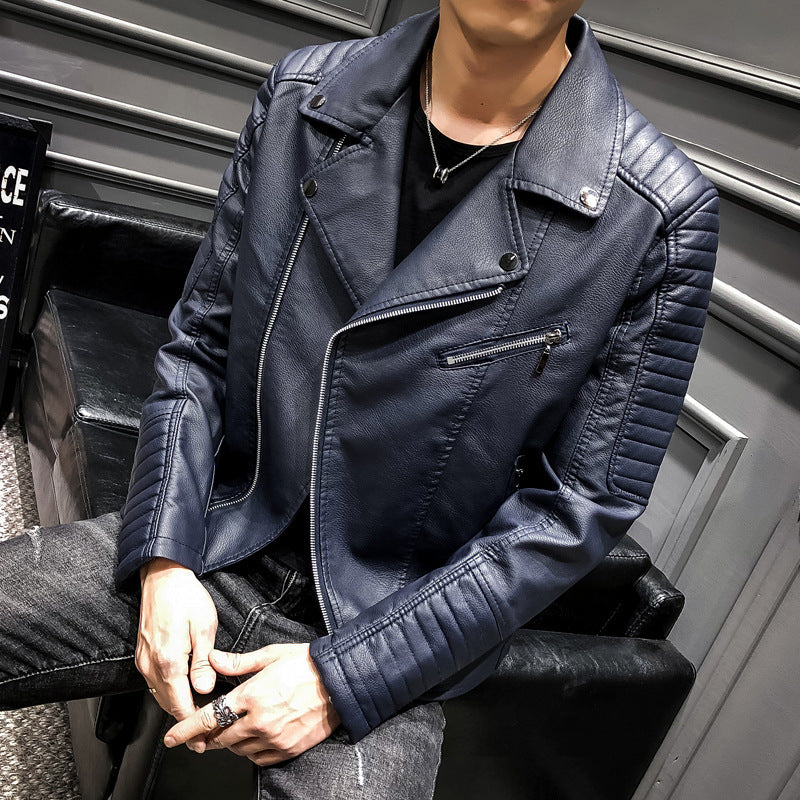 Men's Fashion Biker Jacket made of high-quality Faux Leather Mune Fashion