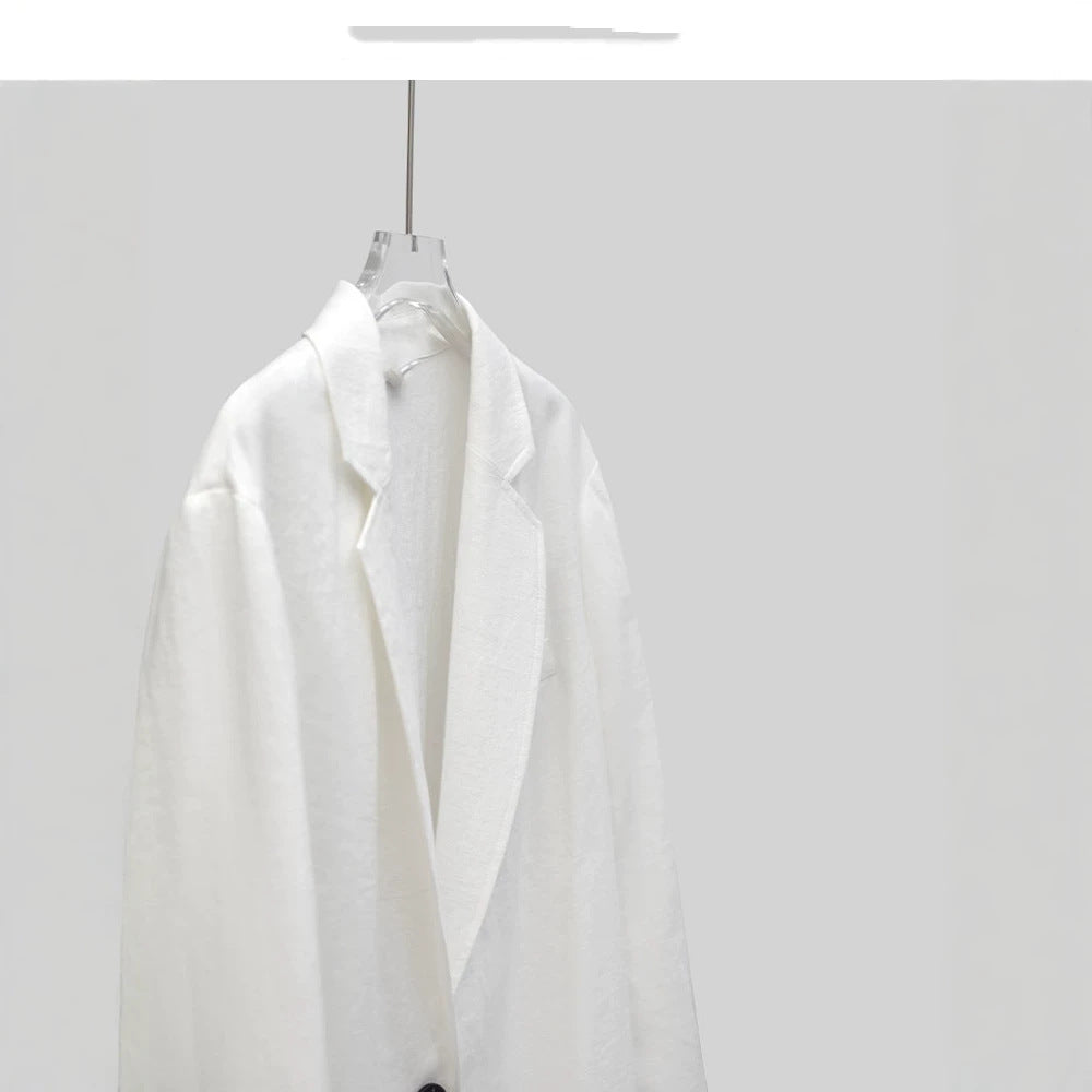 Women Elegant and Casual Linen Blazer Mune Fashion
