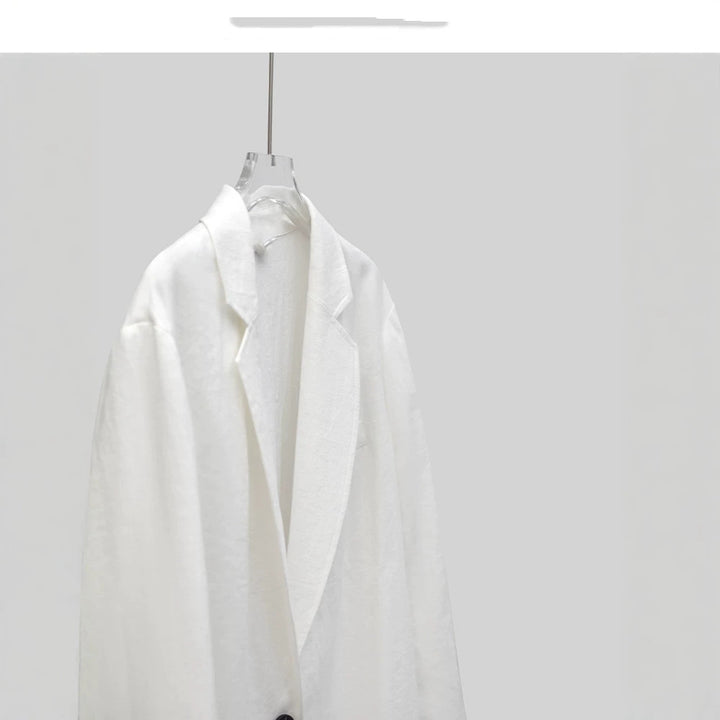 Women Elegant and Casual Linen Blazer Mune Fashion