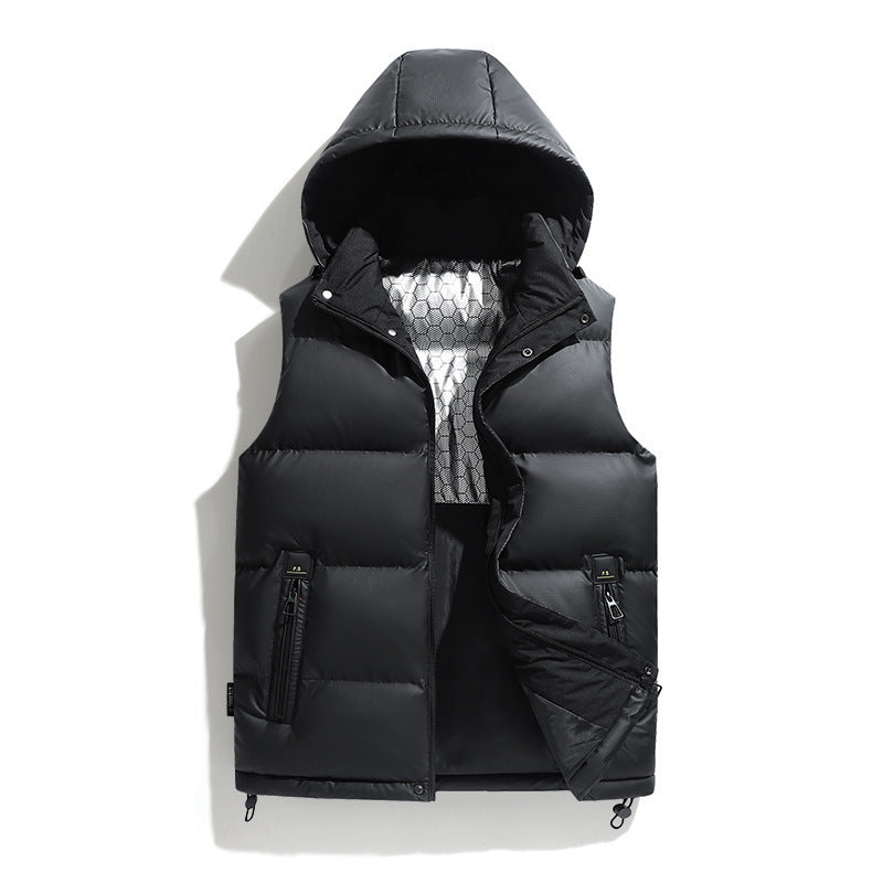 Men's Padded Hooded Vest Mune Fashion