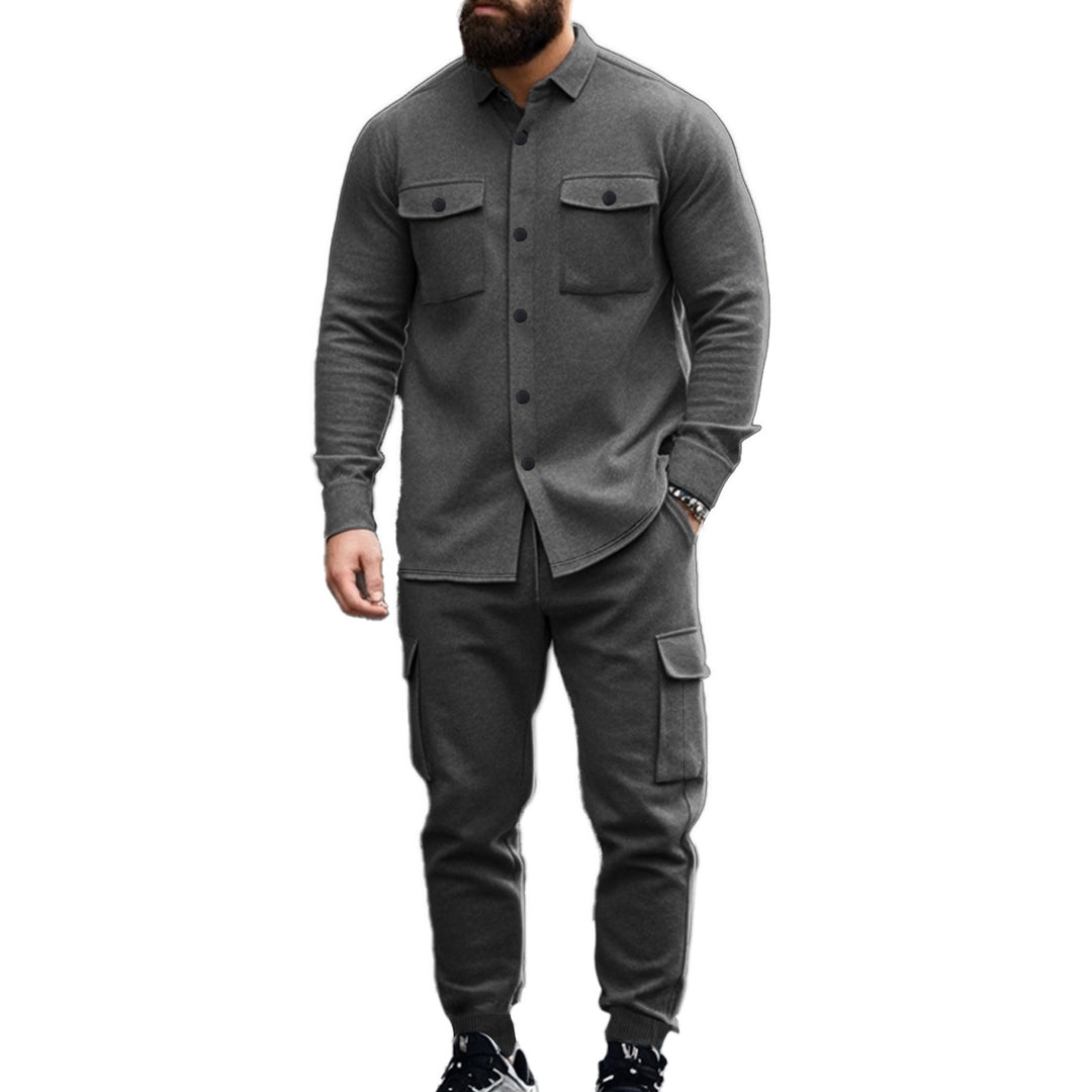 Men's nan Overshirt jacket in urban utility look with patch chest pockets Mune Fashion